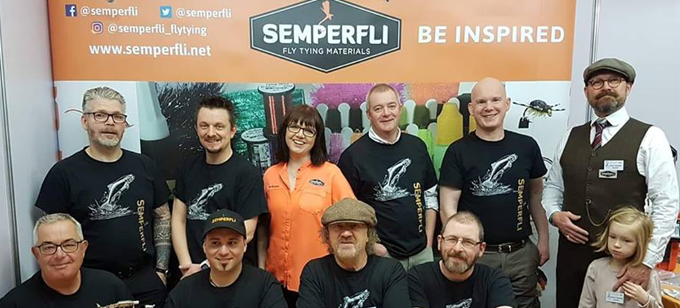 The Semperfli Team at The Irish Fly Fair 2016