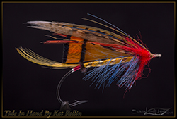 Fly tied in the hand by Kat Rollin, USA