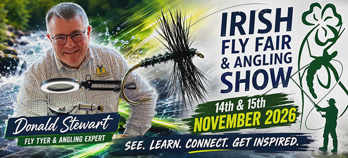 Donald Stewart at The Irish Fly Fair