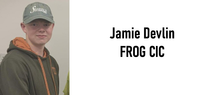 Jamie Devlin Young Fly Dresser at The Irish Fly Fair 2024