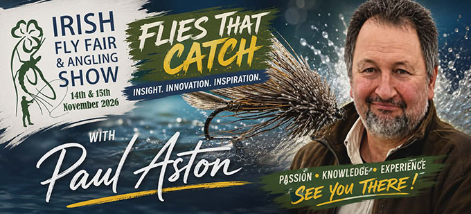Paul Aston Fly Dresser at The Irish Fly Fair 2026