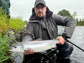 Andrew Laverty Fly Dresser tying at The Irish Fly Fair 2025