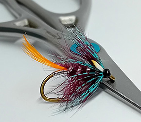 Flies by By Evo Smyth Fly Dresser tying at The Irish Fly Fair 2025