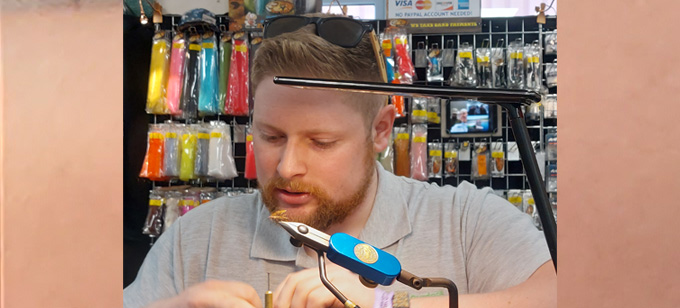 George Burdess at The Irish Fly Fair