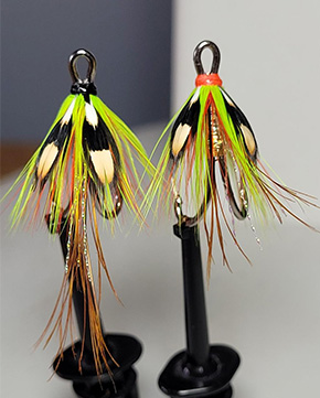 Flies By Graham Forbes Fly Dresser tying at The Irish Fly Fair 2025