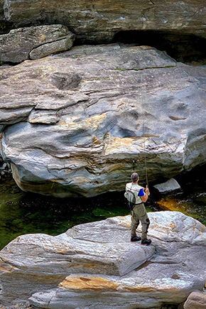 Guido Scala Italian Fly Dresser at the Irish Fly Fair 2025