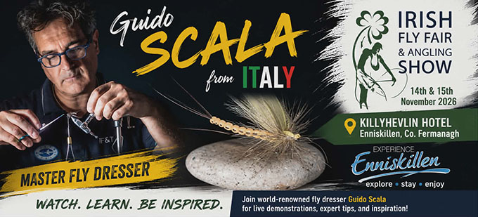 Guido Scala Italian Fly Dresser at The Irish Fly Fair 2026