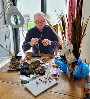 Joe Butler Irish Fly Dresser at The Irish Fly Fair 2026