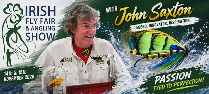 John Saxton at The Irish Fly Fair