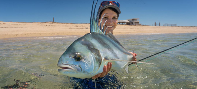 katka švagrová Fly Caster  at The Irish Fly Fair 2025
