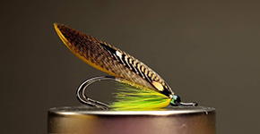 Fly Tied by Mark McLoone Fly Dresser tying at The Irish Fly Fair 2023