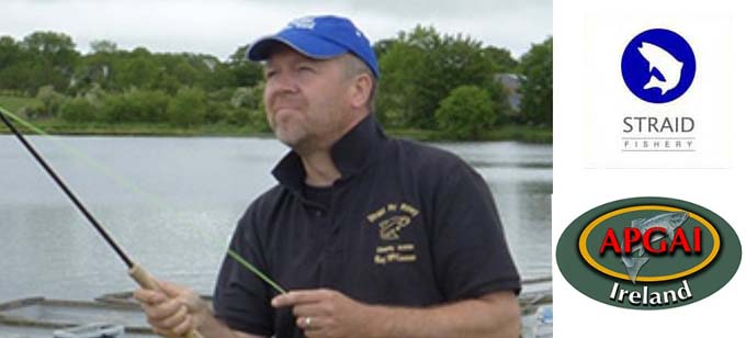 Ray McKeeman Fly Casting Manager at the 2025 Irish Fly Fair in the killyhevlin Hotel, Enniskillen