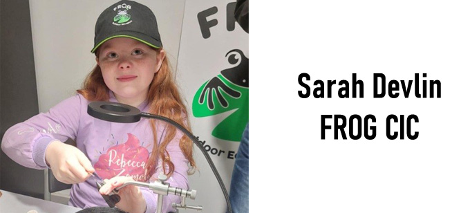 Sarah Devlin Young Fly Dresser at The Irish Fly Fair 2025