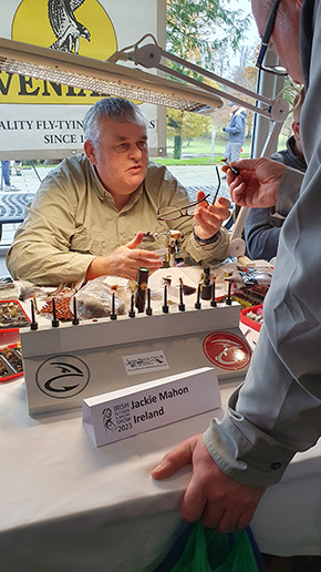 Jackie Mahon Ireland - Fly Dresser at The Irish Fly Fair 2023