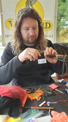 Jay Bartlett  - Fly Dresser at Irish Fly Fair 2023 
