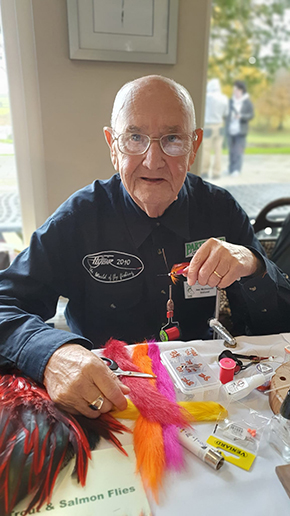 Joe McDonald Ireland Fly Dresser at The Irish Fly Fair 2023