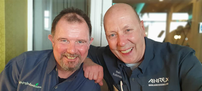 Fly Dressers Peter Kealey & Mark Robinson at The Irish Fly Fair 2023
