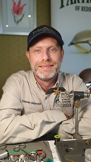 Steven Shorrock Fly Dresser at The Irish Fly Fair 2023